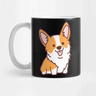 Yellow/White Corgi Mug